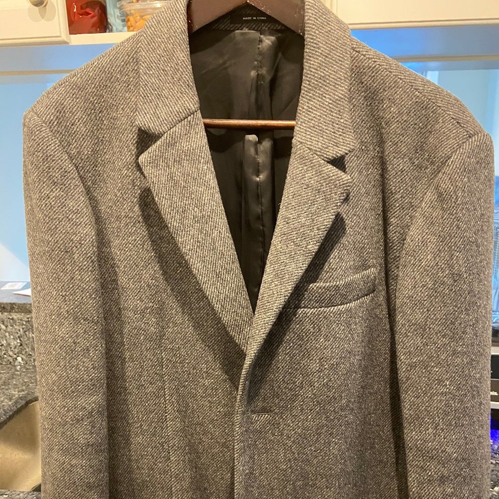 Club Monaco Textured Topcoat (Manteco Made)